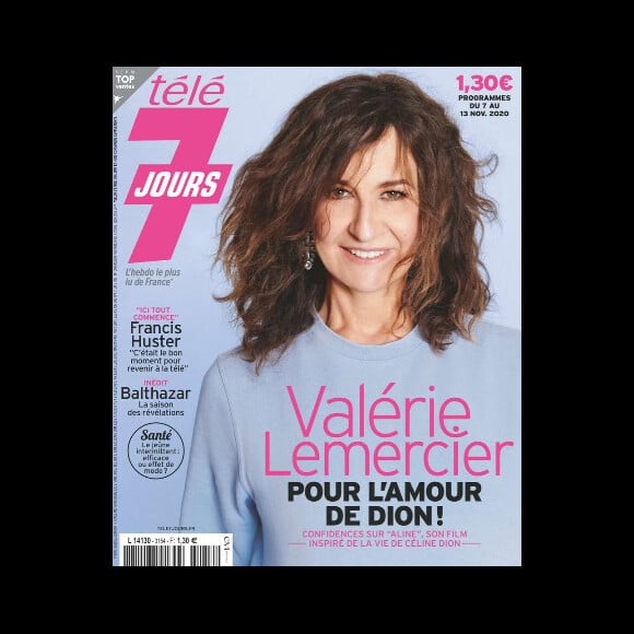 Retrouvez l'interview de Valérie Lemercier dans le magazine Télé 7 Jours du 2 novembre 2020.