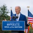 Le candidat du parti démocrate Joe Biden en campagne à Warm Springs en Géorgie. Le 27 octobre 2020 © Adam Schultz - Biden for President / Zuma Press / Bestimage   