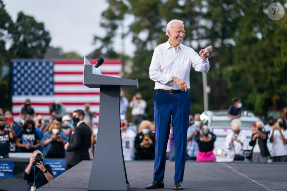 Illustration - Le candidat du parti démocrate Joe Biden en campagne à Atlanta en Géorgie. Le 27 octobre 2020 © Adam Schultz - Biden for President / Zuma Press / Bestimage 