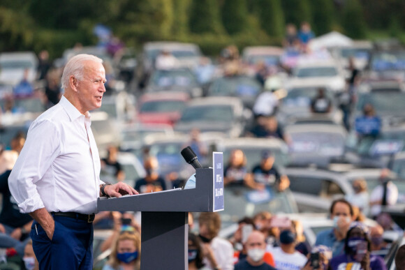 Illustration - Le candidat du parti démocrate Joe Biden en campagne à Atlanta en Géorgie. Le 27 octobre 2020 © Adam Schultz - Biden for President / Zuma Press / Bestimage 