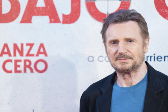 Info - Décès de la mère de Liam Neeson, Katherine " Kitty " Neeson, à l'âge de 94 ans, la veille de l'anniversaire de l'acteur - Liam Neeson - Photocall du film "Sang Froid" à Madrid. Le 16 juillet 2019