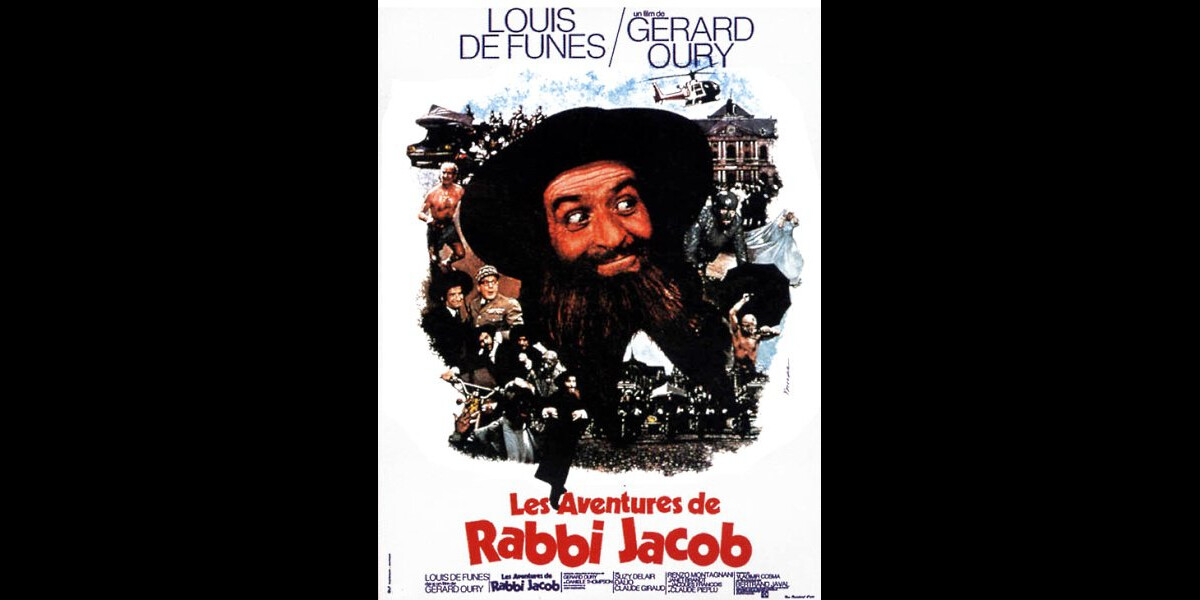 Photo : Affiche du film Les Aventures de Rabbi Jacob - Purepeople