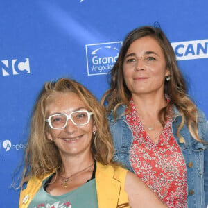 Corinne Masiero et Blanche Gardin - Photocall Film "Effacer l'Historique" - Festival du film Francophone d'Angoulême 2020 le 28 Août 2020. © Guirec Coadic / Bestimage