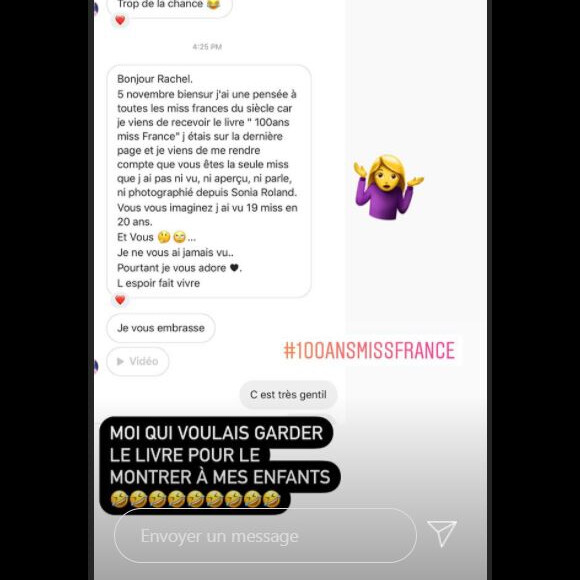 Rachel Legrain-Trapani quasi-absente du livre des 100 ans de Miss France