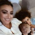Rachel Legrain-Trapani avec ses fils Gianni et Andrea, le 5 novembre 2020, sur Instagram