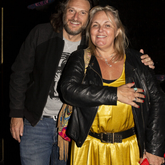 Valérie Damidot et son compagnon Régis Viogeat lors de la soirée de lancement de la vodka "Touché" (vodka parisienne) au restaurant Castel à Paris, France, le 26 septembre 2019. © Jack Tribeca/Bestimage 