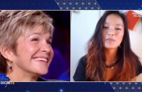 Véronique Jannot très émue dans "La Boîte à secrets", sur France 3, par sa fille adoptive Migmar.