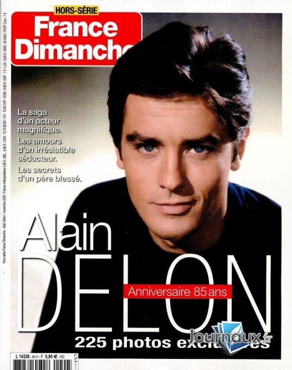 Hors série de "France Dimanche" à l'occasion des 85 ans d'Alain Delon.