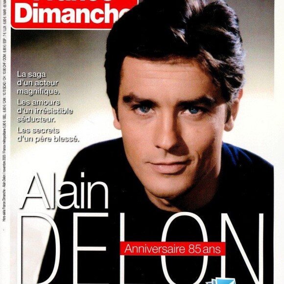 Hors série de "France Dimanche" à l'occasion des 85 ans d'Alain Delon.