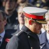 Le prince Harry, duc de Sussex - La famille royale d'Angleterre lors du National Service of Remembrance à Londres le 10 novembre 2019.
