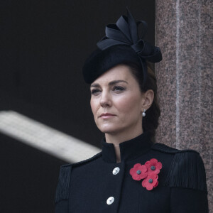 Catherine Kate Middleton, duchesse de Cambridge lors de la cérémonie de la journée du souvenir (Remembrance Day) à Londres le 8 novembre 2020.
