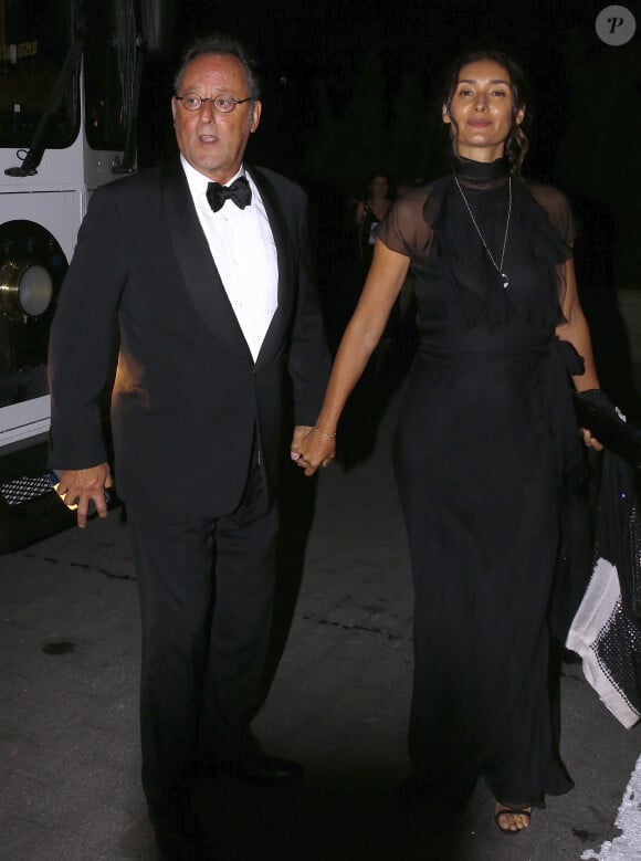 Jean Reno et sa femme Zofia Borucka - Les célébrités arrivent au 50ème anniversaire de la marque Ralph Lauren à New York le 7 septembre 2018. 