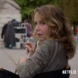 Philippine Leroy-Beaulieu - Bande-annonce de la série Netflix "Emily in Paris" créée par Darren Star. Le 5 octobre 2020.