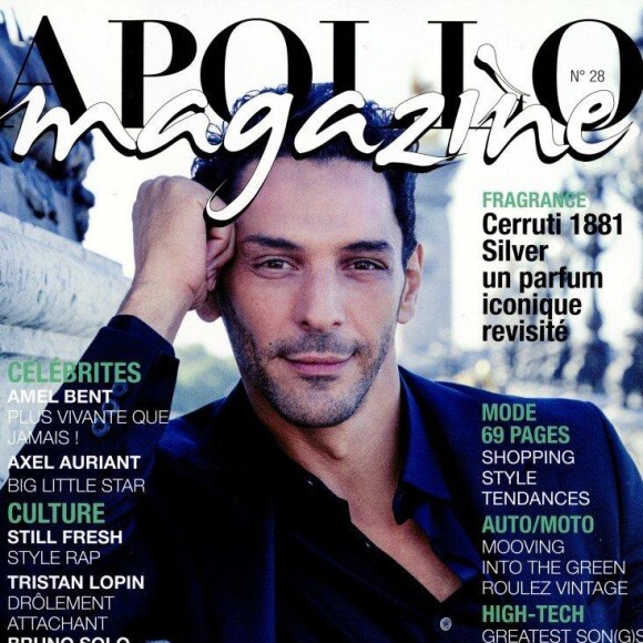 Tomer Sisley dans le magazine "Apollo", automne-hiver 2020-2021.