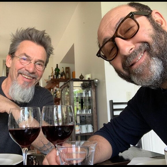 Florent Pagny et Kad Merad sur Instagram. Le 7 mai 2019.