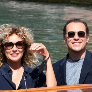 Valeria Golino, Stefano Accorsi - People lors du 77ème Festival International du Film de Venise (Mostra) le 12 septembre 2020. 