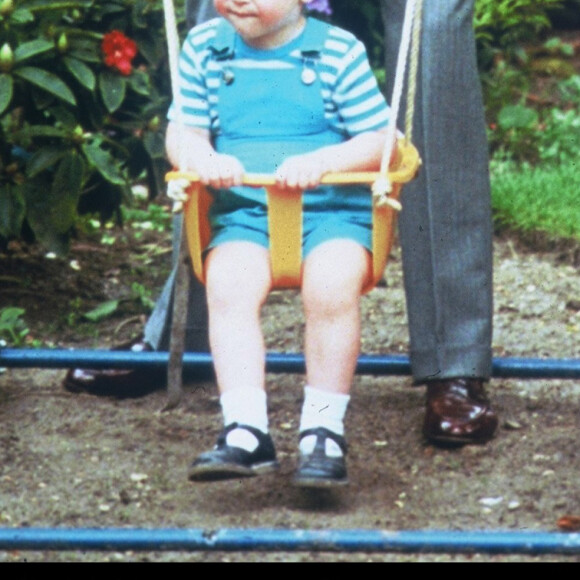 Le prince Charles, Diana et leur fils William en 1984.