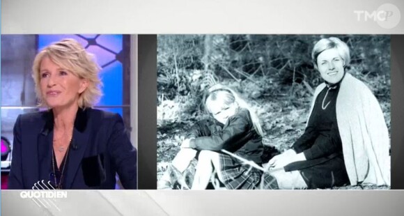 Sophie Davant parle de sa défunte maman dans "Quotidien", sur TMC, le 18 novembre 2020