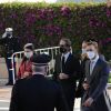 Camille Gottlieb, Andrea Casiraghi, Beatrice Borromeo, Pierre Casiraghi - La famille princière assiste à la messe d'action de grace avec Te Deum à la cathédrale de Monaco à l'occasion de la Fête Nationale 2020 de la principauté de Monaco le 19 novembre 2020. © Claudia Albuquerque / Bestimage 