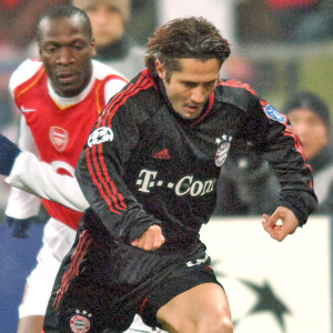 Bixente Lizarazu avec le Bayern Munich en février 2005.