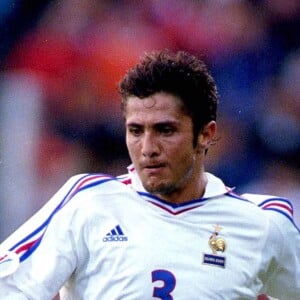 Bixente Lizarazu en équipe de France lors de l'Euro 2000.