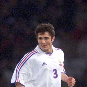 Bixente Lizarazu en équipe de France en mars 2000.