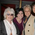 Exclusif - Catherine Lara, Liane Foly, Muriel Robin, Anne Le Nen - Catherine Lara fête son 70ème anniversaire au Fouquet's à Paris le 30 mai 2015.