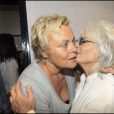  Muriel Robin et Catherine Lara au Palais des sports de Paris 
  