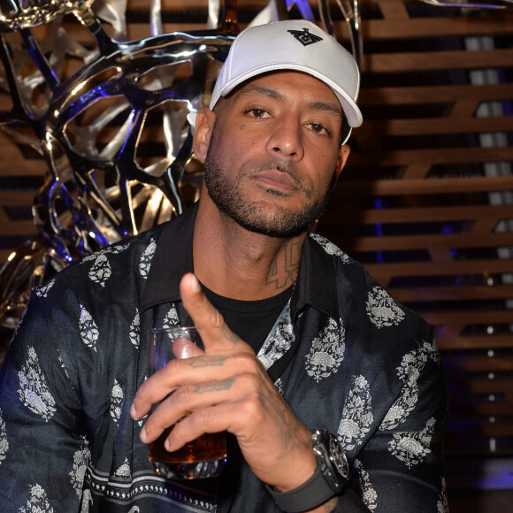 Booba à la soirée "Hublot loves Art" par la marque Hublot à la Fondation Louis Vuitton à Paris. © Veeren / Bestimage