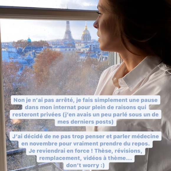 Marine Lorphelin répond aux questions de ses fans sur Instagram, le 22 novembre 2020