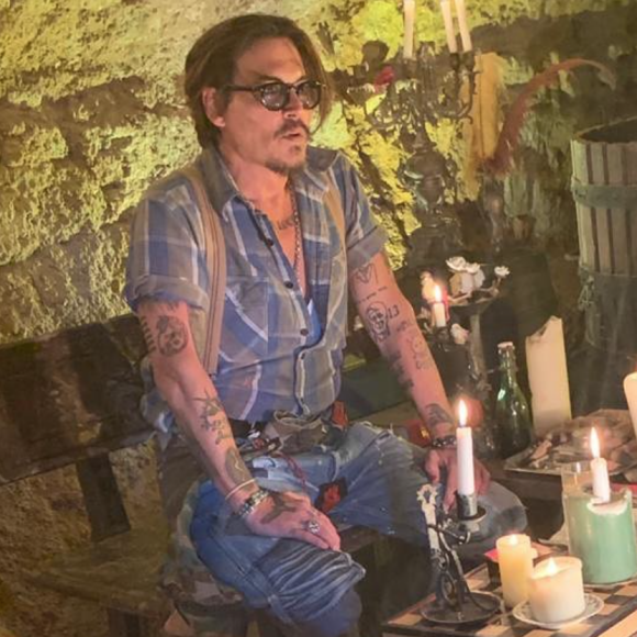Johnny Depp en avril 2020.