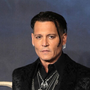 Johnny Depp à l'avant-Première du film "Les Animaux fantastiques : Les Crimes de Grindelwald" au cinéma Cineworld Leicester Square à Londres, Royaume Uni, le 13 novembre 2018.
