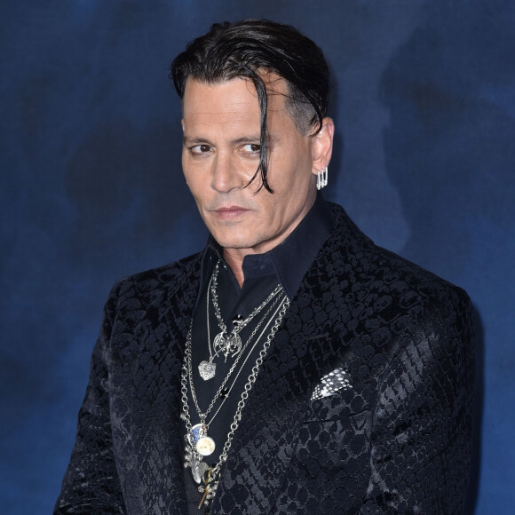 Johnny Depp à l'avant-Première du film "Les Animaux fantastiques : Les Crimes de Grindelwald" au cinéma Cineworld Leicester Square à Londres, Royaume Uni