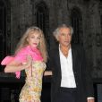Bernard-Henri Lévy (BHL) et sa femme Arielle Dombasle - People à l'évènement "La Milanesiana 2020 - The Colors of our Life" à Milan, le 27 juillet 2020.   