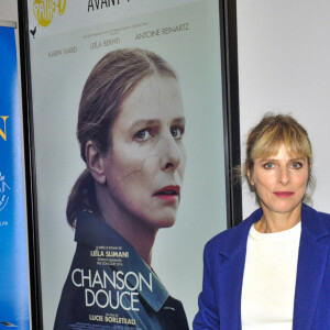 Karin Viard au photocall du film "Chanson douce" lors du festival Cinéroman à Nice le 24 octobre 2019. © Norbert Scanella / Panoramic / Bestimage