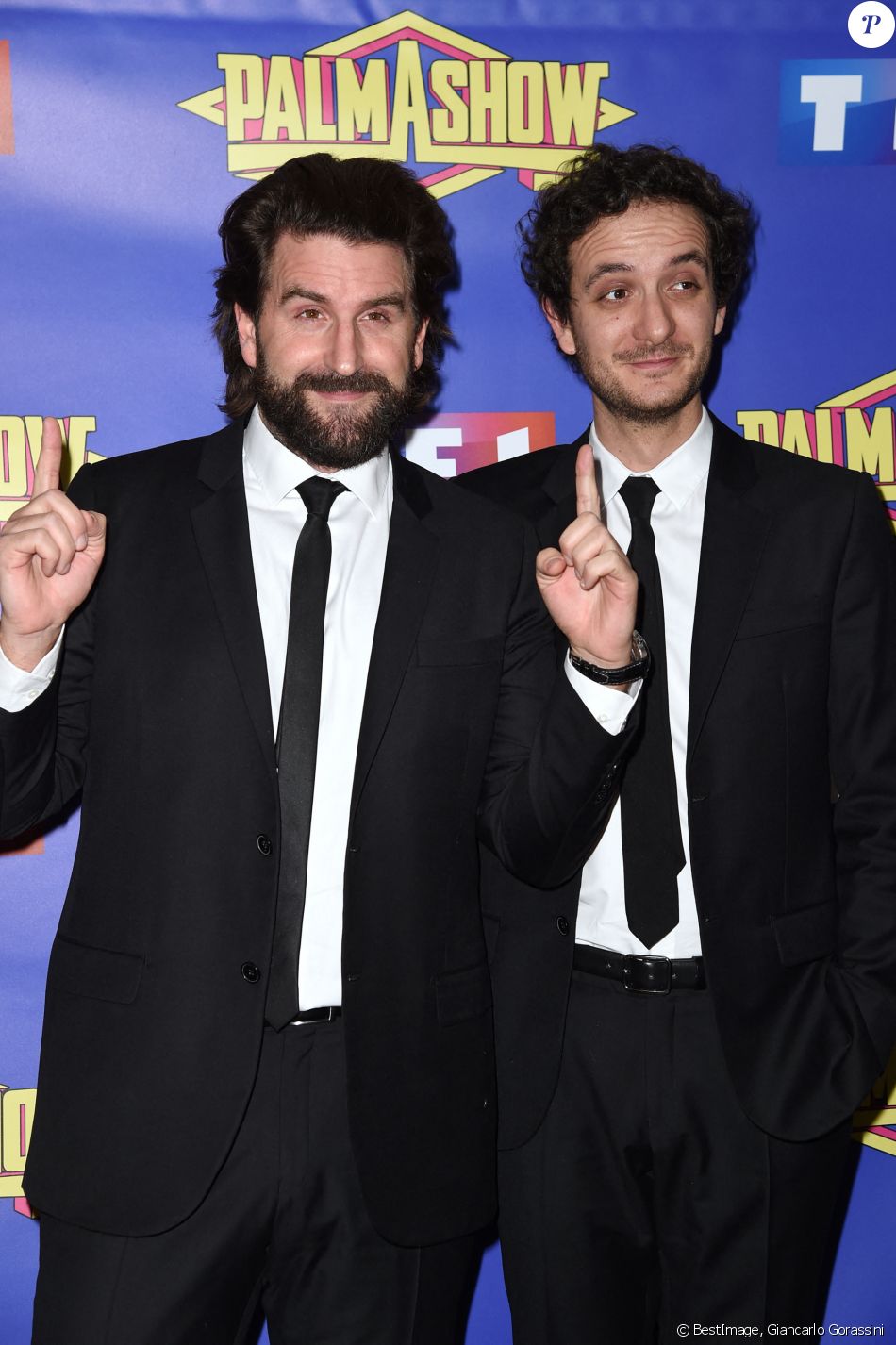 Grégoire Ludig Et David Marsais Lors Du Photocall De La Projection De ...