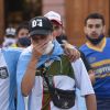Les fans de Diego Maradona lui rendent hommage à Buenos Aires devant la Casa Rosada le 26 novembre 2020. (Credit Image: © Julieta FerrarioZUMA Wire)