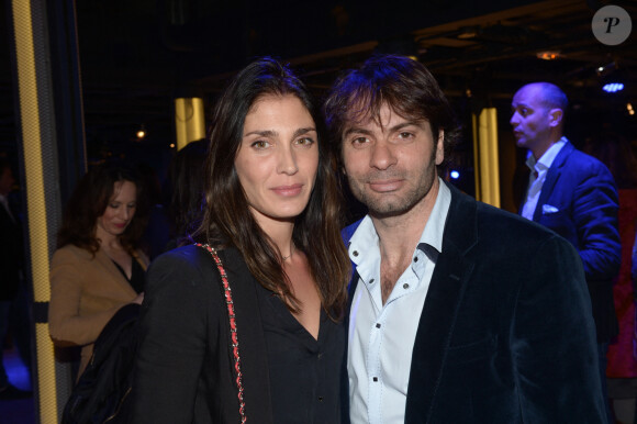 Archives - Christophe Dominici et sa femme Loretta - Soirée de lancement du Pop Up Store Mercedes Benz à Paris. Le 11 mars 2014.