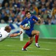 Archives - Christophe Dominici et Gregor Townsend - France / Ecosse - Coupe du monde Rugby 2003. Le 25 octobre 2003. © Photosport / Panoramic / Bestimage
