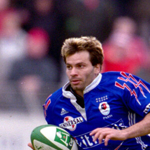 Archives - Christophe Dominici - Stade Francais /Munster - Demi-finale de la coupe d'Europe - Heineken Cup. Le 21 avril 2001. © FEP / Panoramic / Bestimage
