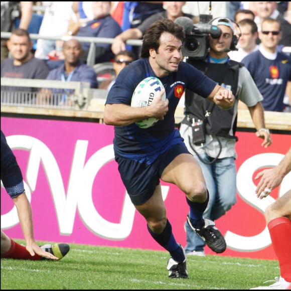 Christophe Dominici - Coupe du monde de rugby 2007 - Match France-Georgie - Rugby World Cup 2007.