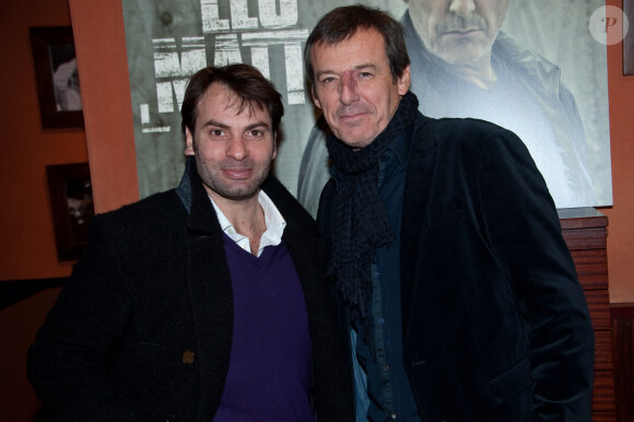 Christophe Dominici et Jean-Luc Reichmann - Avant-premiere au Club de l'étoile à Paris le 10 décembre 2013.