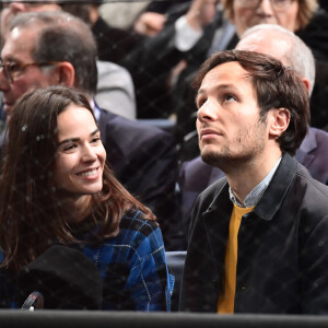 Vianney Bureau (Vianney) et sa compagne Catherine Robert - People lors de la finale du tournoi Rolex Paris Masters 2019 à Paris le 3 novembre 2019. © Veeren - Perusseau / Bestimage 