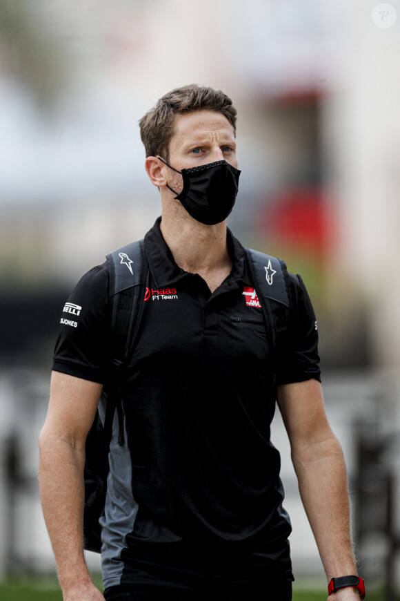 Romain Grosjean, Haas F1 - Formule 1, Grand Prix de Bahrein à Sakhir le 27 novembre 2020. 