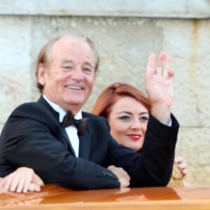 Bill Murray - George Clooney et ses invités se rendent à son mariage avec Amal Alamuddin à Venise, le 27 septembre 2014.