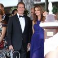 Cindy Crawford, Rande Gerber - George Clooney et ses invités se rendent à son mariage avec Amal Alamuddin à Venise, le 27 septembre 2014.