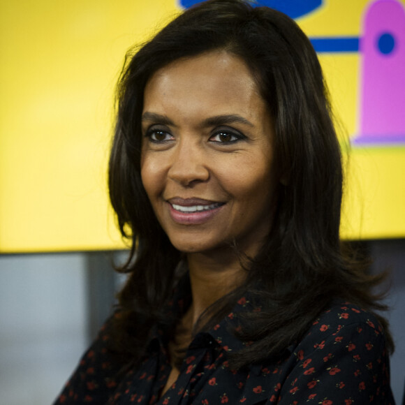 Karine Le Marchand (marraine de la CNDP (Commission nationale du débat public) et animatrice de lémission "L'amour est dans le pré") au 57ème salon International de l'Agriculture au parc des expositions de la porte de Versailles à Paris, France. © Jean-Baptiste Autissier/Panoramic/Bestimage