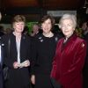 Andrew Parker-Bowles et son épouse Rosemary, Lady Celia Vestey et Deborah Cavendish en 2000. 