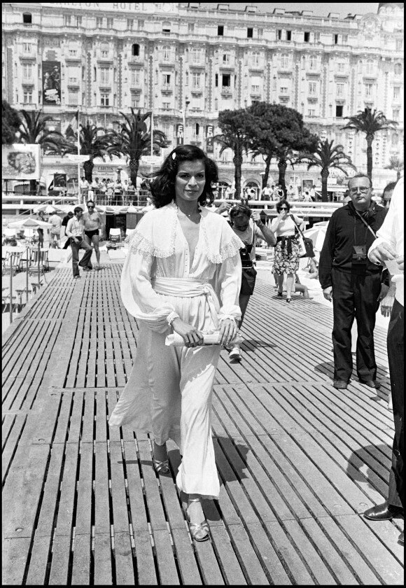 Bianca Jagger à Cannes en 1978.