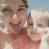 Nathalie de "L'amour est dans le pré" et son fils - photo Instagram de juillet 2020